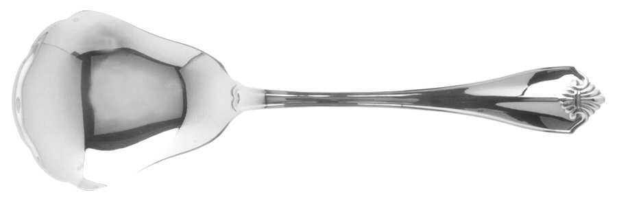 King James (Silverplate, 1985) Solid Smooth Casserole Spoon