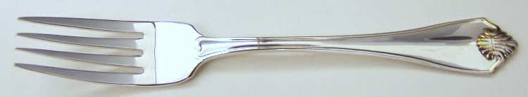 King James (Silverplate, 1985) Luncheon/Dessert Fork, Solid Piece