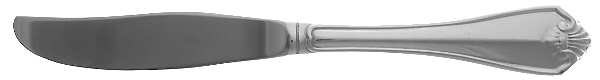 King James (Silverplate, 1985) Dessert Knife with Stainless Blade