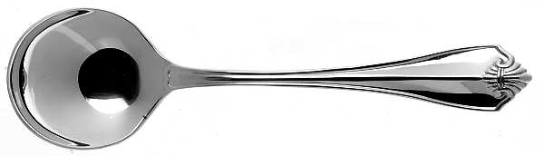 King James (Silverplate, 1985) Round Bowl Soup Spoon (Cream Soup)