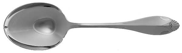 Kingswood (Stainless) Solid Smooth Casserole Spoon