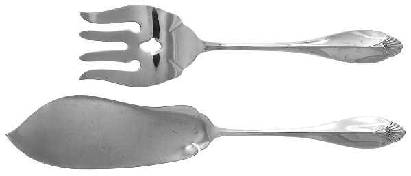 Kingswood (Stainless) 2 Piece Large Solid Fish Serving Set