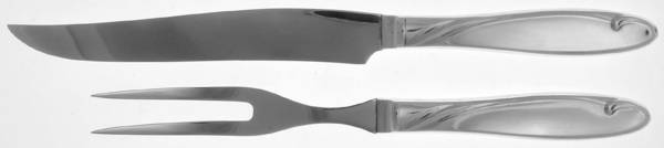 Lady Barbara (Silverplate, 1959) Small Stainless Blade 2-Piece Steak Carving Set