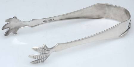 La Concorde (Silverplate, 1910) Large Ice Serving Tongs