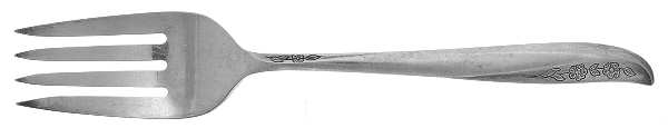 Lady Catherine (Silverplate, 1962) Medium Solid Cold Meat Serving Fork