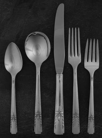 Lady Drake (Silverplate, 1940) 5 Piece Place Setting