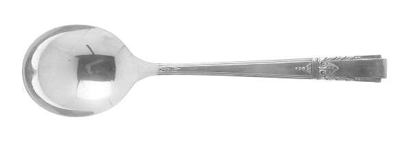 Lady Drake (Silverplate, 1940) Round Bowl Soup Spoon (Gumbo)