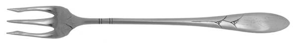 Lady Hamilton (Silverplate, 1932) Short Handle Pickle/Olive Fork