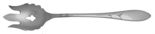 Lady Hamilton (Silverplate, 1932) Vegetable Serving Fork Solid  HC