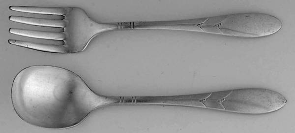 Lady Hamilton (Silverplate, 1932) 2 Pc Baby Set (BF, BS)