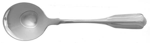 Lady Hamilton (Silverplate, 1985) Round Bowl Soup Spoon (Cream Soup)