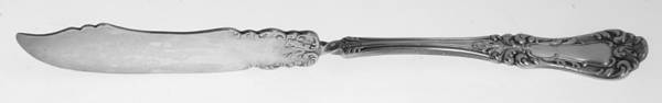 Lakewood-Warren (Silverplate, 1901) Flat Twisted Handle Master Butter Knife