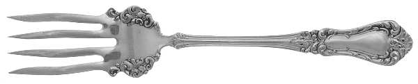 Lakewood-Warren (Silverplate, 1901) Small Solid Cold Meat Serving Fork