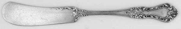 Lakewood-Warren (Silverplate, 1901) Flat Handle Butter Spreader