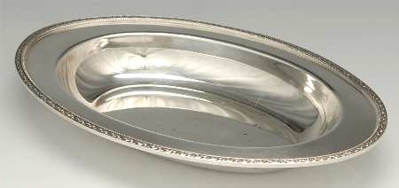 Lakewood (Silverplate, Hollowware) Medium Silverplate Oval Vegetable Bowl