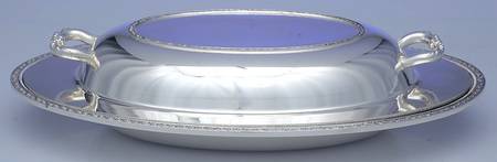 Lakewood (Silverplate, Hollowware) 12" Oval Double Vegetable