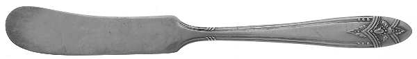 La Ronnie (Silverplate, 1945) Flat Handle Butter Spreader