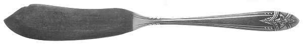 La Ronnie (Silverplate, 1945) Flat Handle Master Butter Knife