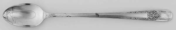 La Rose (Silverplate, 1938) Iced Tea Spoon