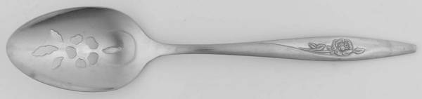 Lasting Rose (Stainless) Pierced Tablespoon (Serving Spoon)