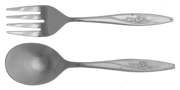 Lasting Rose (Stainless) (2 Pc) Baby Set (BFM1, BSM1)