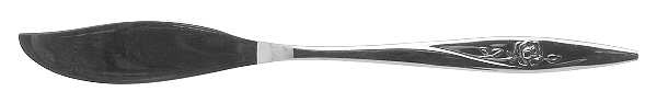 Lasting Rose (Stainless) Flat Handle Master Butter Knife