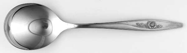 Lasting Rose (Stainless) Round Bowl Soup Spoon (Gumbo)