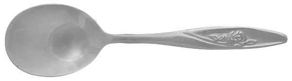 Lasting Rose (Stainless) Spoon-Baby/Straight Handle