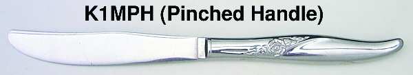 La Rose (Stainless) Modern Hollow Knife-Pinched Handle