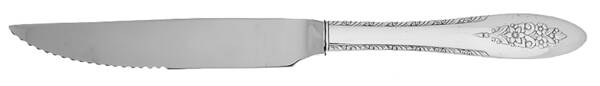 Lady Stuart (Silverplate, 1949) Steak Knife Individual Hollow, Serrate HC