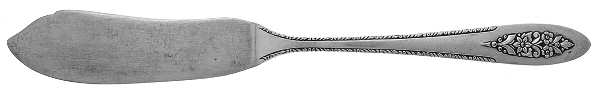Lady Stuart (Silverplate, 1949) Flat Handle Master Butter Knife