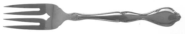 Lakewood-Tuxedo (Stainless, S.S.S.) Individual Salad Fork