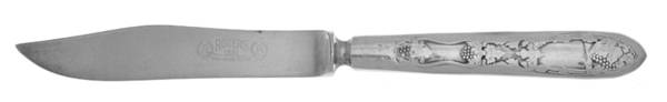 La Vigne (Silverplate, 1908) Individual Solid Fruit Knife