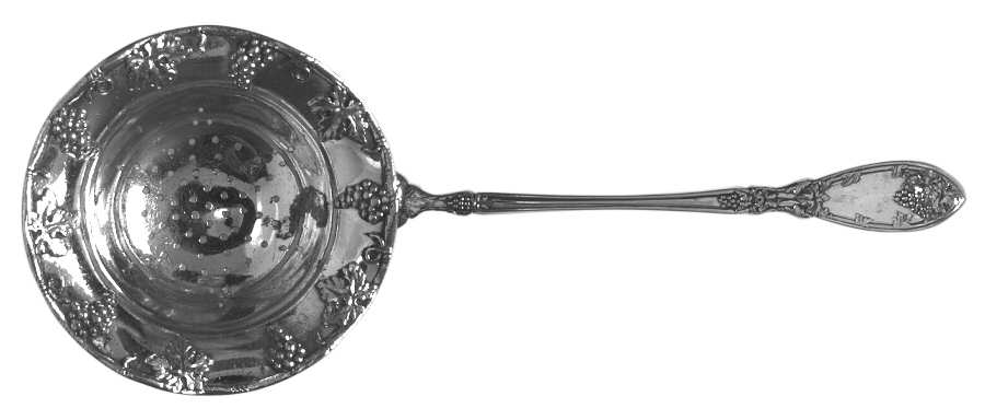 La Vigne (Silverplate, 1908) Solid Individual Overcup Tea Strainer