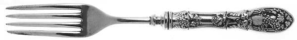 La Vigne (Silverplate, 1908) Hollow Handle Fork