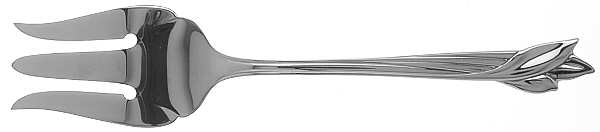 Leander (Stainless) Medium Solid Cold Meat Serving Fork