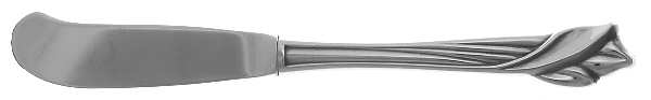 Leander (Stainless) Butter Spreader Hollow Hdl-Paddle/Stainless Blade