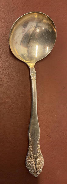 Leonora-Lenora (Silverplate, 1905) Round Bowl Soup Spoon (Cream Soup)