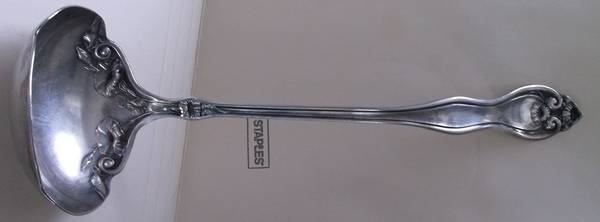 Leyland (Silverplate, 1910) Solid Soup Ladle