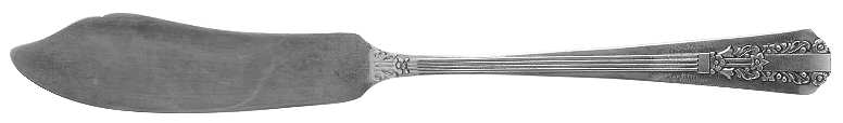 Lido (Silverplate, 1938) Flat Handle Master Butter Knife