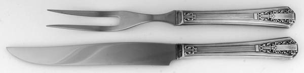 Lido (Silverplate, 1938) Small Stainless Blade 2-Piece Steak Carving Set