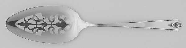 Linda (Silverplate, 1949) Solid Pierced Pie Server