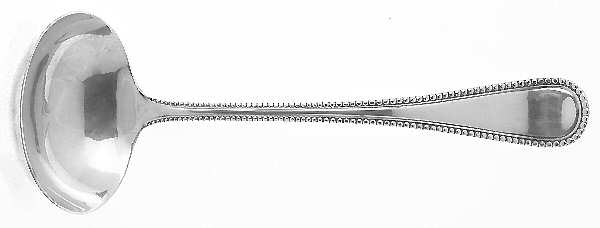 Linden (Silverplate, 1900) Solid Gravy Ladle