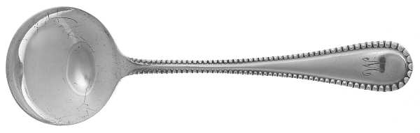 Linden (Silverplate, 1900) Round Bowl Soup Spoon (Bouillon)