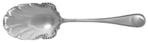 Linden (Silverplate, 1900) Solid Smooth Berry/Casserole Spoon