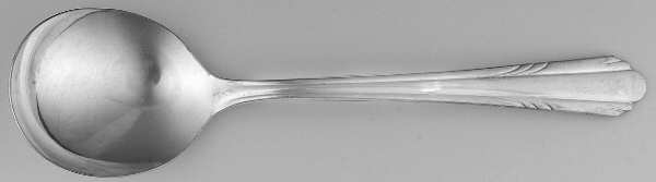 Linton-Adonis (Silverplate, 1933) Round Bowl Soup Spoon (Gumbo)