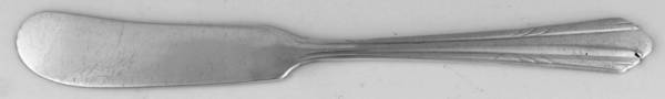 Linton-Adonis (Silverplate, 1933) Flat Handle Butter Spreader