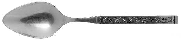 Lisbon (Stainless, Black Accent) Tablespoon (Serving Spoon)