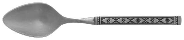 Lisbon (Stainless, Black Accent) Teaspoon