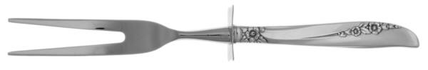Lilac Time (Silverplate, 1957) Carving Fork Small with Stainless Prongs HC